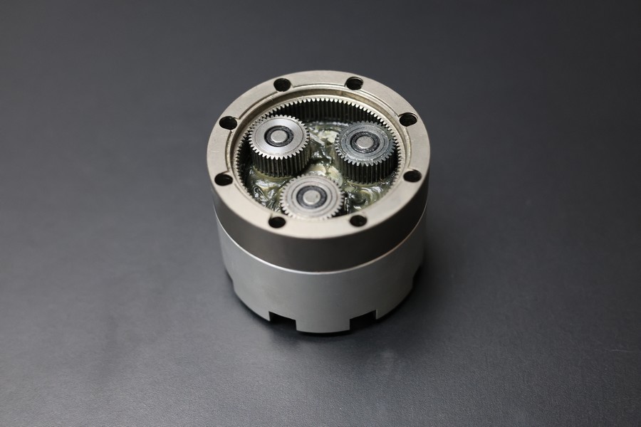 Stepper motor gear box